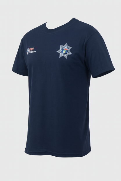 Playera estampada interior Policia Municipal