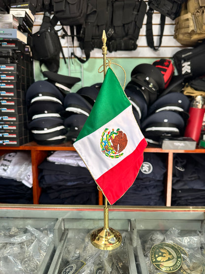 Bandera de escritorio bordada