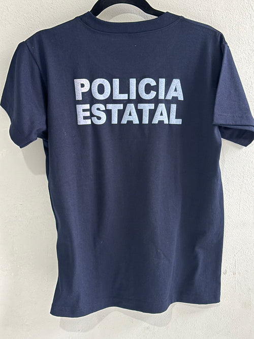 Playera impresa manga corta